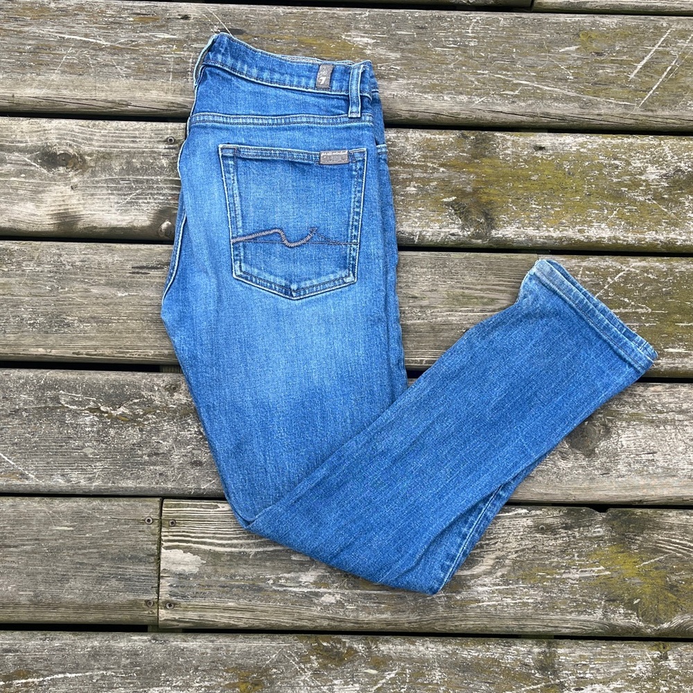 7 For All Mankind Slimmy Skinny Jeans Size 32